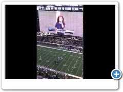 Rhema Marvanne 7yr old - National Anthem  - Dallas Cowboys vs Miami
